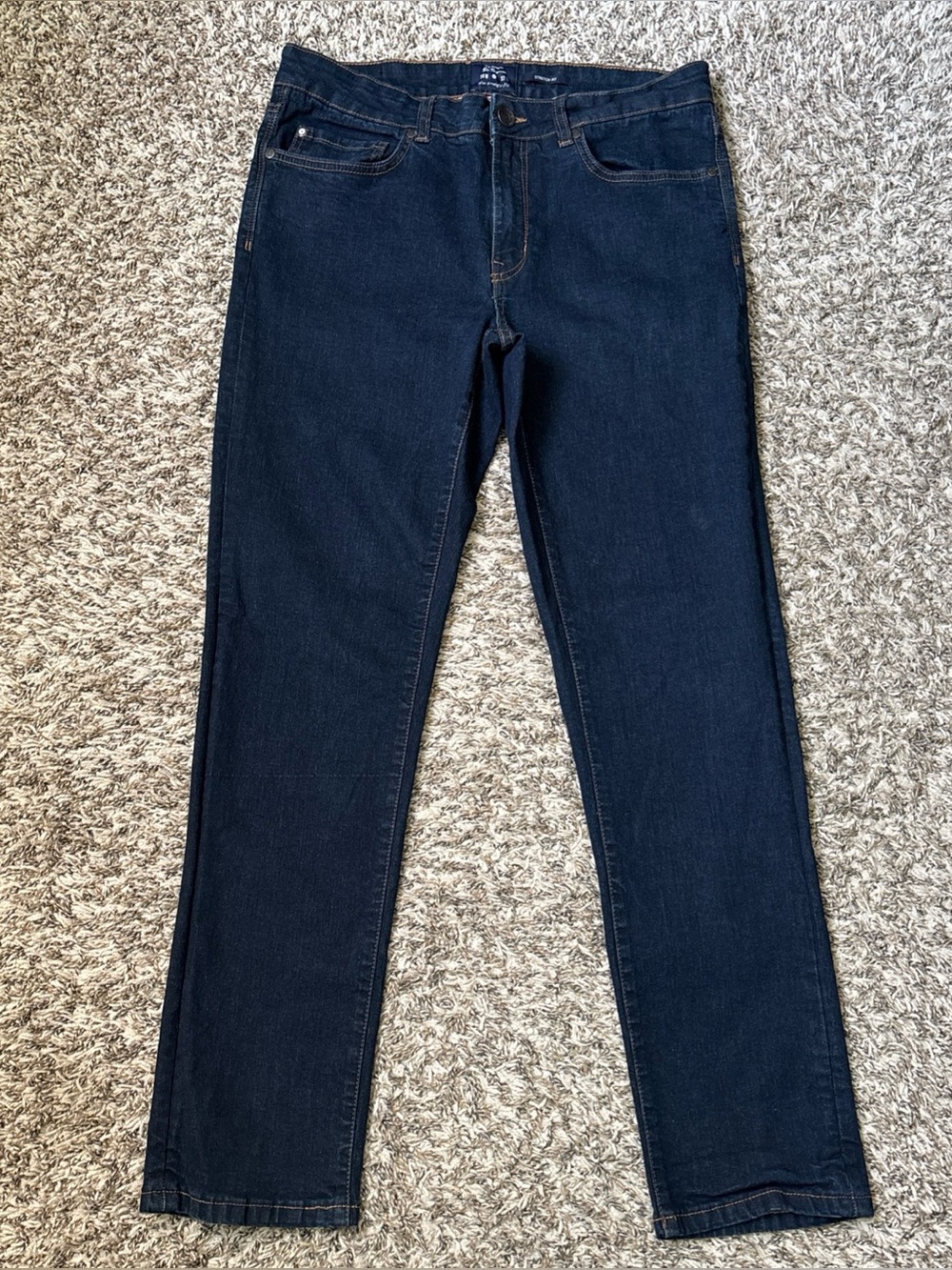 Ben Sherman Navy Slim Straight Jeans